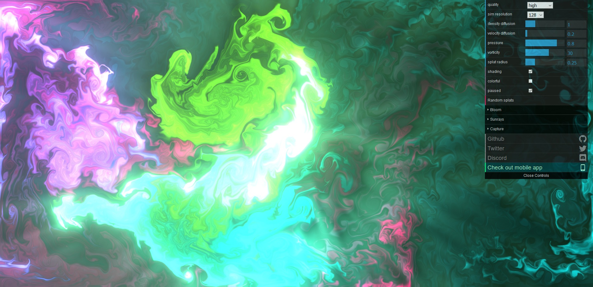 Webgl water simulation - rekafood