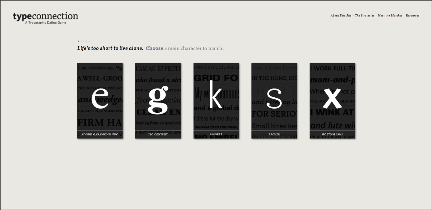 Type Connection Design Game